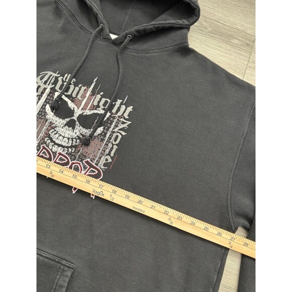 Vintage 90s Walt Disney World Disneyland Tower of Terror Mens Hoodie - sz XXL - Picture 4 of 6